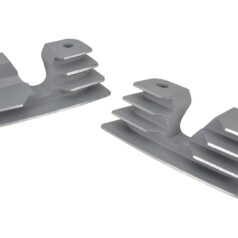 99-06 Dyna, 00-06 Softail, 99-06 TouringNatural Hi-Lighted Finned Headbolt Covers T/C Carburator 99-06