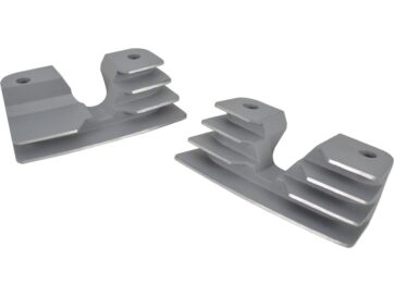99-06 Dyna, 00-06 Softail, 99-06 TouringNatural Hi-Lighted Finned Headbolt Covers T/C Carburator 99-06