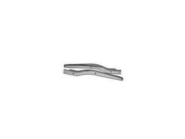 80-85 FXWGOEM Reproduction Chrome Fender Struts Set Turn signal holes have been removed Chrome