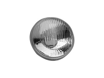 4 1/2" Headlight With parking light Chrome Clear Bilux