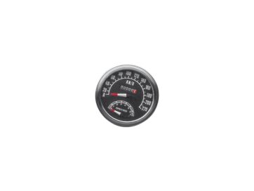 68-84 FL Shovel, 71-84 FX Shovel, (except 80-84 FXWG), 85-90 FX Model, 87-90 SoftailSpeedo Tacho Combi Instrument for Fat Bob Scale: 220 km/h; Scale Color: black; Ratio 2:1