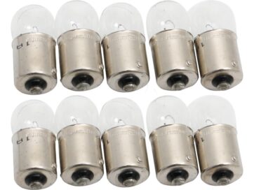 Replacement Bulb 12V, 10W (Bullet Light) Clear Pack 10