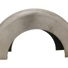6" Roll-Your-Own Custom Blank Steel Front Fender Smooth-Side with 13 3/8" Radius