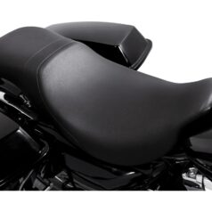 08-25 Touring, (except 23-25 FLHXSE, 23-25 FLTRXSE, 24-25 FLHX, 24-25 FLTRX, 24 FLTRXSTSE, 25 FLHXU, 25 FLTRSTSE)LOWIST 2-UP Vinyl Seat Black Vinyl
