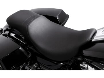 08-25 Touring, LOWIST 2-UP Vinyl Seat Black Vinyl