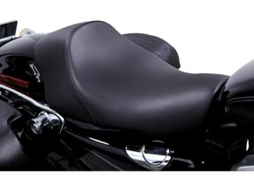 04-20 Sportster, MINIMALIST Solo Vinyl Seat Black Vinyl