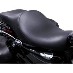 04-20 Sportster, (except 08-10 XR1200, 10-13 XR1200X)LOWIST 2-UP Vinyl Seat Black Vinyl