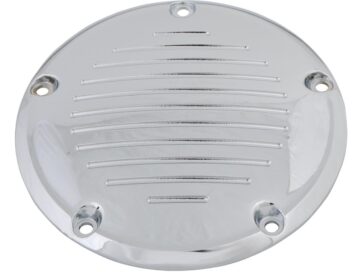 99-15 Touring, (except 15 FLHTKL, 15 FLHTCUL), 00-17 Softail, 99-17 DynaStanza Derby Cover 5-hole Chrome