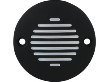 04-20 SportsterStanza Point Cover 2-hole, horizontal Black Cut