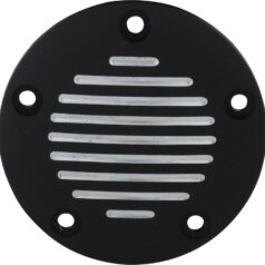 99-16 Touring, 00-17 Softail, 99-17 Dyna, 09-16 TrikeStanza Point Cover 5-hole Black Cut