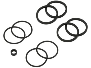 08-17 Dyna, 08-14 Softail, (except 08-11 FLSTSB, 08 FXSTSSE2, 09 FXSTSSE3)Brake Caliper Seal Rebuild Kit Front Rear