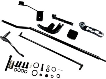 06-17 Dyna, (except 08-12, 14-17 FXDF, 09 FXDFSE, 10 FXDFSE2, 10-12, 14-17 FXDWG, 12, 14-16 FLD, 13 FLD103, 13 FXDF103, 13 FXDWG103, 14-17 FXDL, 16-17 FXDLS)Forward Controls for Dyna Models Black