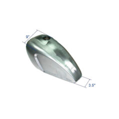Legacy Steel Custom Gas Tank With right hand bung and 3 piece weld on mounting bracket kit for custom build applications