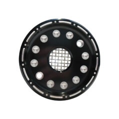 04-17 SportsterOutlaw Black/Raw Machined Sprocket Cover Kit