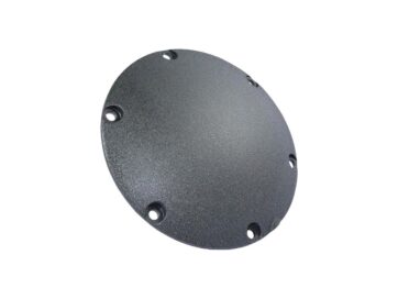 99-17 Dyna, 00-17 Softail, 99-15 Touring, (except 15 FLHTKL, 15 FLHTCUL), 09-16 TrikeClassic 5-Hole Derby Cover 5-hole Black Wrinkled
