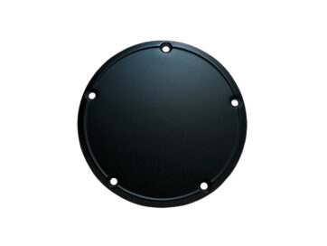 99-17 Dyna, 00-17 Softail, 99-15 Touring, (except 15 FLHTKL, 15 FLHTCUL), 09-16 TrikeClassic 5-Hole Derby Cover 5-hole Black Satin