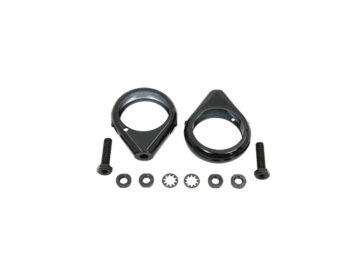 06-17 Dyna, (except 12, 14-16 FLD, 13 FLD103), 16-20 XL1200X, 18 XL1200X ANX, 19-20 XL1200XS, 08 FXCW, 08-11 FXCWC, 13-14 FXSBSE, 14-17 FXSB, 18-19, 22-24 FXBR, 18-20, 22 FXBRS 114, 18, 22 FXBRS 114 ANX, 18-20 FXLR, 18-20 FXBB, 20-24 FXST, 21-24 FXBBS, 21-22 FXBRSBlack Radial Clamp Set , For Models With 49mm Fork Fork Clamp
