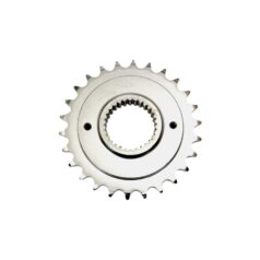 06-17 Dyna, 07-17 Softail, 07 Touring26 Teeth, 1/2" Offset Transmission Sprocket Silver