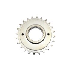 06-17 Dyna, 07-17 Softail, 07 Touring24 Teeth, 1/2" Offset Transmission Sprocket Silver