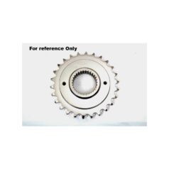 06-17 Dyna, 07-17 Softail, 07 Touring24 Teeth, 3/4" Offset Transmission Sprocket Silver