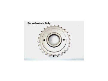 06-17 Dyna, 07-17 Softail, 07 Touring24 Teeth, 3/4" Offset Transmission Sprocket Silver