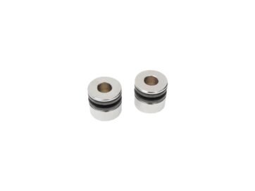 Detachable Docking Hardware Replacement Bushing .135" Slot , .640" Diameter , 3/8" Hole Chrome