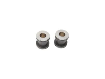 Detachable Docking Hardware Replacement Bushing .521" Slot , .615" Diameter , 3/8" Hole Chrome