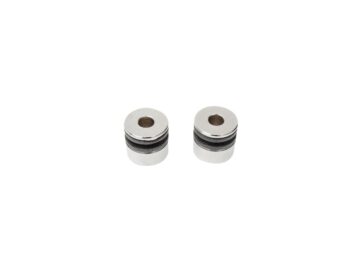Detachable Docking Hardware Replacement Bushing .135" Slot , .640" Diameter , 5/16" Hole Chrome
