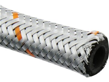 Fuel Hose 3/16", Braided Steel, 10 meter, 4 bar