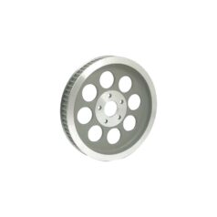 82-84 FL Shovel, 86-99 Touring, 87-99 Softail, 85-94 FX Model, 91-99 DynaOEM Style Rear Belt Pulley Silver 1 1/2" 70 teeth