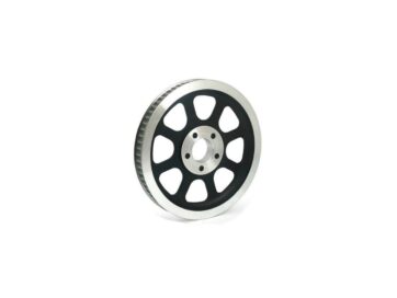 00-06 Softail, (except 06 FXSTBI, 06 FXSTI, 06 FXSTSI)OEM Style Rear Belt Pulley Black 1 1/8" 70 teeth