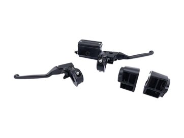 82-95 Sportster, 82-84 FL Shovel, 82-84 FX Shovel, 85-94 FX Model, 91-95 Dyna, 84-95 Softail, 85-95 Touring82-95 Early Style Handle Bar Control Kit Black 3/4" Dual Disc