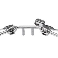 82-95 Sportster, 82-84 FX Shovel, 85-94 FX Model, 91-95 Dyna, 84-95 Softail82-95 Early Style Handle Bar Control Kit Chrome 5/8" Single Disc