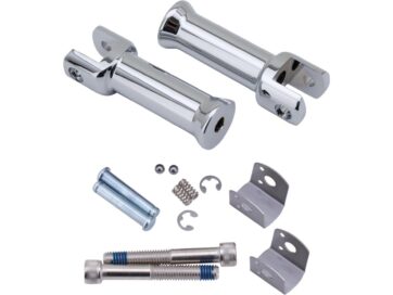 18-25 Softail, (except 19-20 FXDRS 114)Passenger Foot Peg Mount Kit for FL, FX Softail 18-up Chrome