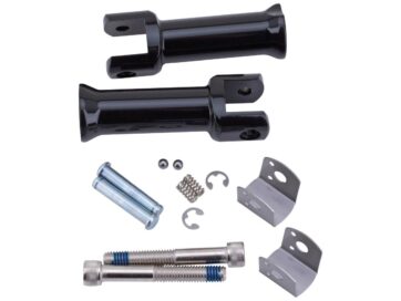 18-25 Softail, (except 19-20 FXDRS 114)Passenger Foot Peg Mount Kit for FL, FX Softail 18-up Black