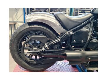 22-24 Chief Dark Horse, 22-24 Chief Bobber Dark Horse, 22-24 Super Chief Limited, 23-24 Sport ChiefStilett Rear Fender for Indian Chief Raw