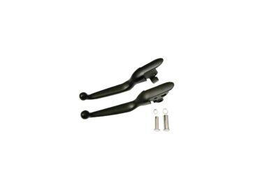 18-24 SoftailErgonomic Hand Control Replacement Levers Smooth Black Cable Clutch