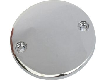 18-24 Softail, 17-24 Touring, (except 23-24 FLHXSE, 23-24 FLTRXSE, 24 FLTRXSTSE, 24 FLHX, 24 FLTRX), 17-24 TrikeSmooth Point Cover for Big Twins Chrome
