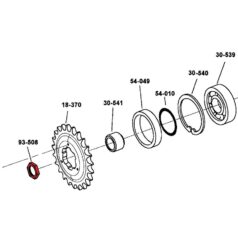 91 Sportster, 48-65 Panhead, 66-84 FL Shovel, 71-84 FX Shovel, 85-92 FX Model, 91 Dyna, 84-91 Softail, 86-91 Touring, 36-47 KnuckleheadTransmission Sprocket / Pulley Nut, 1 7/8" Transmission Sprocket and Pulley Nut