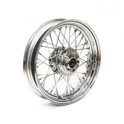 **OEM-stil 40-ekrars hjul, krom, 19" x 2,50", framhjul utan ABS**