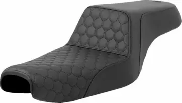 Step-Up Honeycomb -Black Stitch - Sportster (XL) 04-22