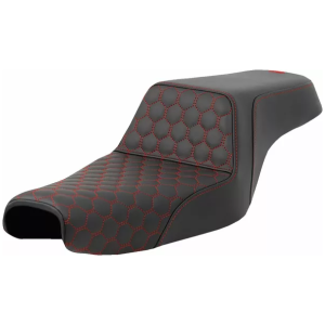 Step-Up  Honeycomb  Red Stitch - Sportster (XL) 04-22