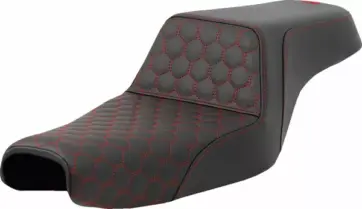 Step-Up  Honeycomb  Red Stitch - Sportster (XL) 04-22