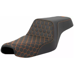 Step-Up  Honeycomb  Orange Stitch- Sportster (XL) 04-22