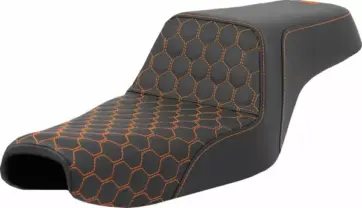 Step-Up  Honeycomb  Orange Stitch- Sportster (XL) 04-22