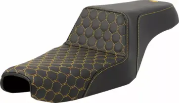 Step-Up Honeycomb  Gold Stitch - Sportster (XL) 04-22