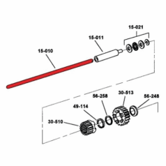80-84 FL Shovel, 80-84 FX ShovelCLUTCH PUSH ROD