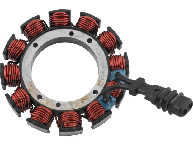 89-94 FX Model, 91-98 Dyna, 89-99 Softail, 89-96 TouringCompu-Fire 32 Amp Replacement Stator Replacement Stator