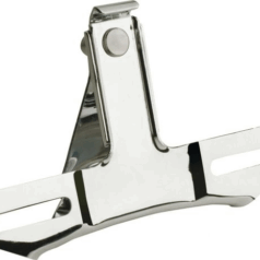 55-72 Sportster, 55-65 Panhead, 66-72 FL Shovel, 71-72 FX ShovelOEM-Style Top Mount License Plate Bracket 2-hole Chrome