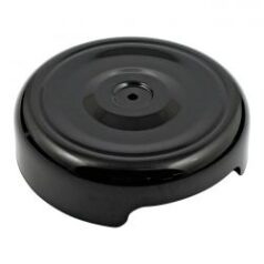 Air cleaner cover, Bobber style. Black, 8" diameter - 11-14 FXS; 12-15 FLS; 12-16 XL1200V